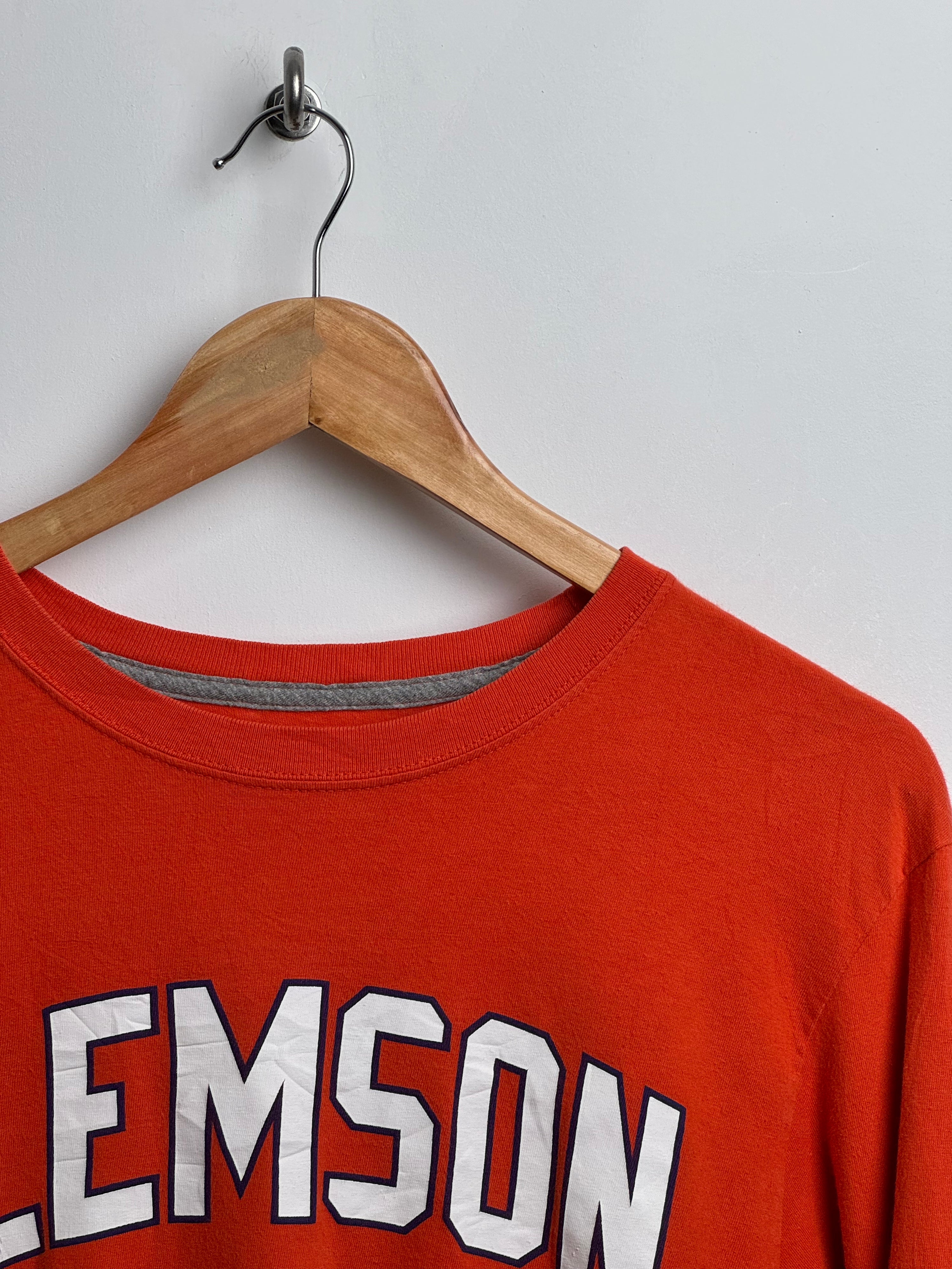 NIKE 'Clemson' Long-Sleeved Tee in Orange